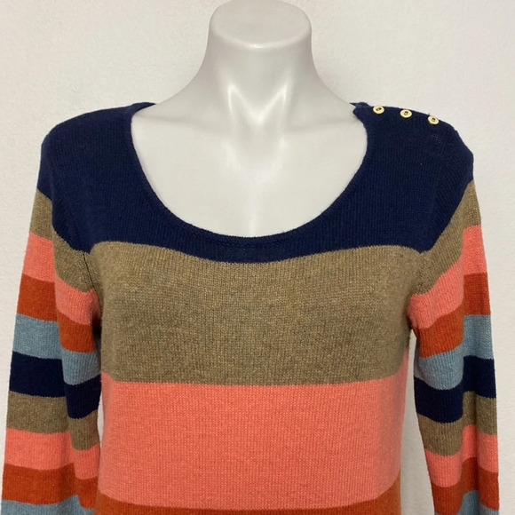 Isabella Sinclair Bohemian Lambswool Blend Knit Romantic Midi Sweater Dress Sz L - Picture 3 of 10